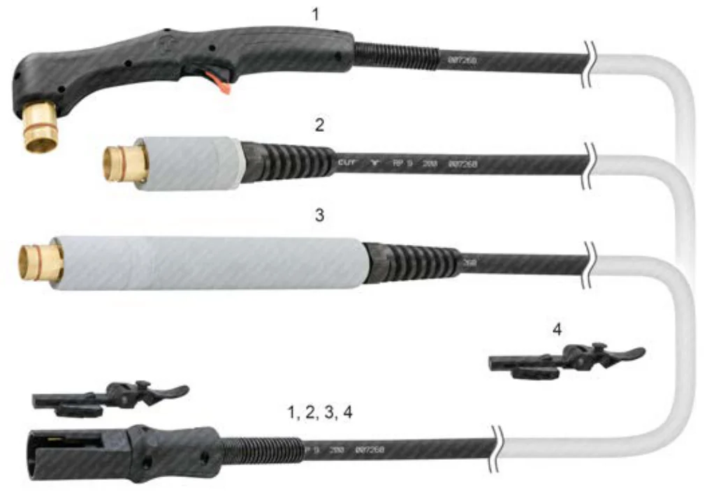 Powermax 125, Duramax HyAmp torçlar ve kablolar parça çizimi